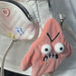 Moving Angry Jumping Star Plush Toy Book Bag Keychain Doll Expression Star Plush Soft Kawaii Children Toy Gift