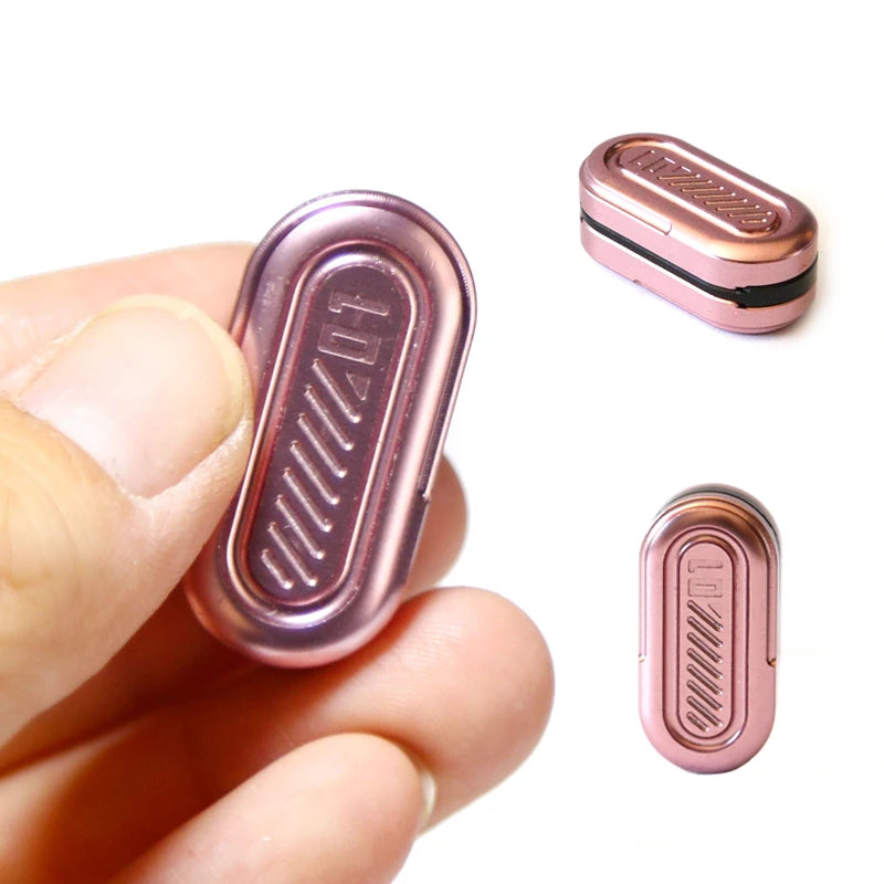 Green Pod Fidget Slider Metal Fidget Toys ADHD Tool Anti-anxiety Office Desk Toys Adult Stress Relief Toys Kids Gifts