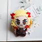 12cm Anime Demon Slayer Surrounding Plush Toys, Keychain Figurines, and Small Plush Dolls