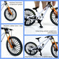 1:8 Scale Die-Cast Alloy Downhill MTB Mini Model Full Suspension Bike Collectible Desktop Decor Gift For Cycling Hobby Fans