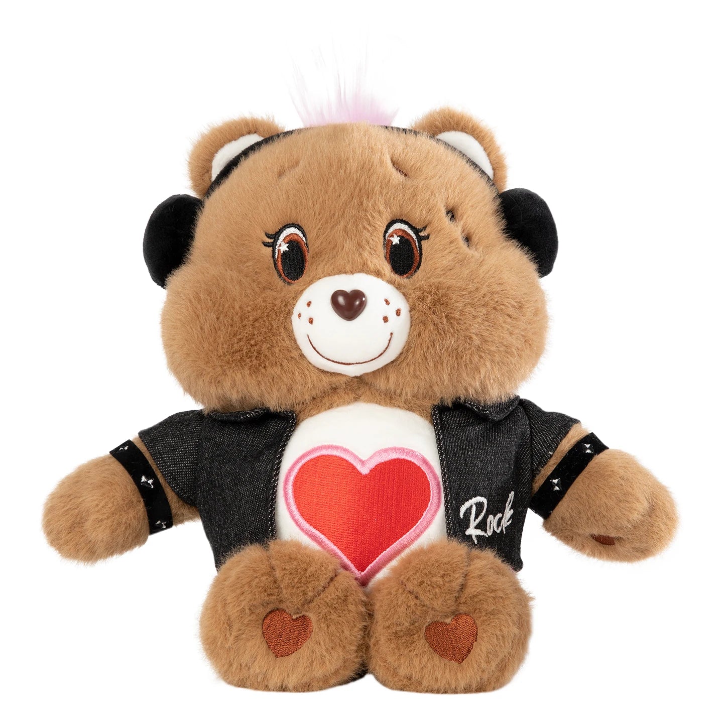 Care Bears 33cm Plush Toy Cartoon Dolls Cute Stuffed Bear Toys Denim Jacket Soft Animal Doll Gift Home Decor Ornament Collectib