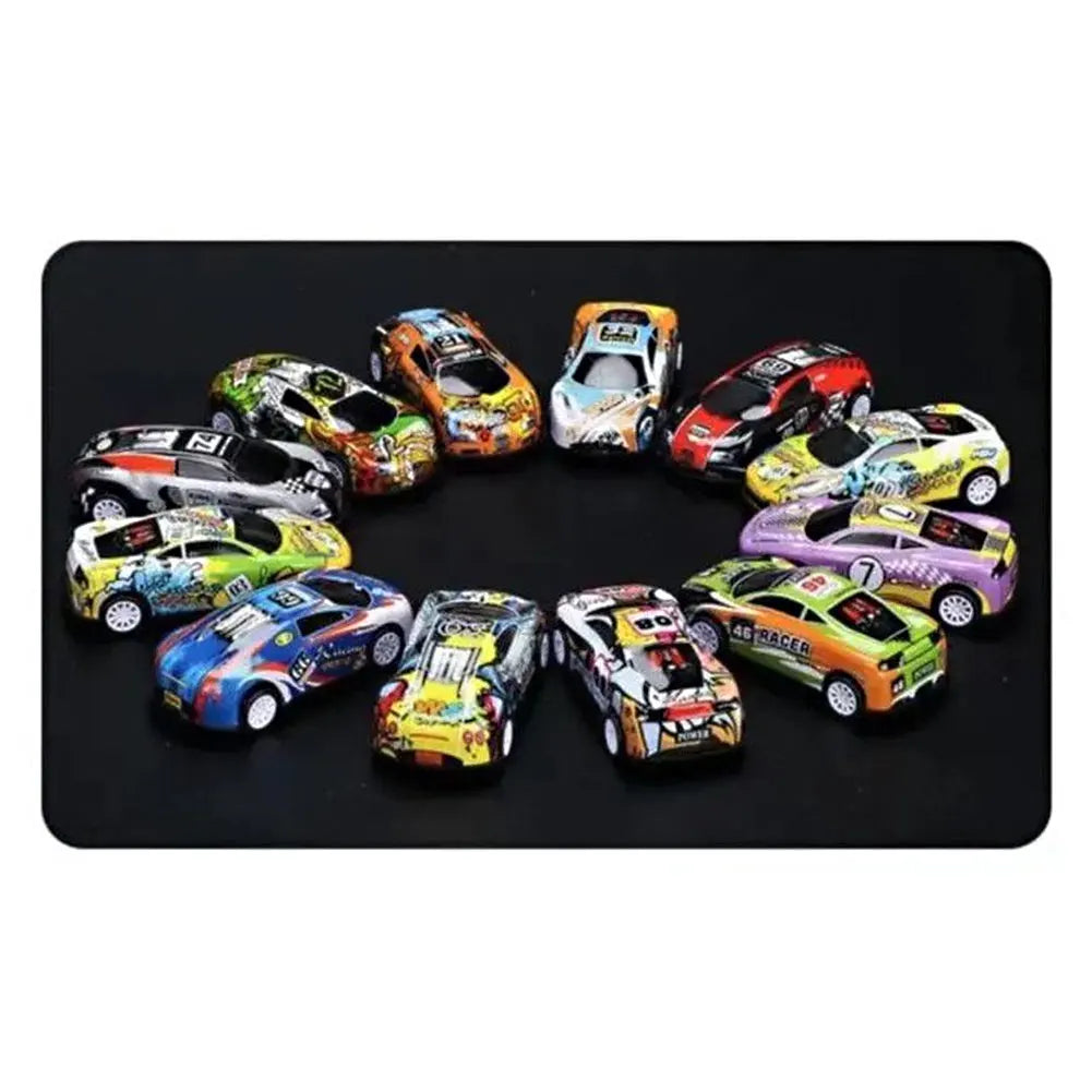 20/30/50Pcs Mini Car Set Inertia Pull Back Cars for Boys Plastic Vehicle Model Collection Toys Birthday New Year Gifts for Kids