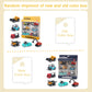 6pcs/set Alloy Engineering Truck Toy Car Classic Construction Model Vehicle Loader Tractor Excavator Toys for Boys Gifts