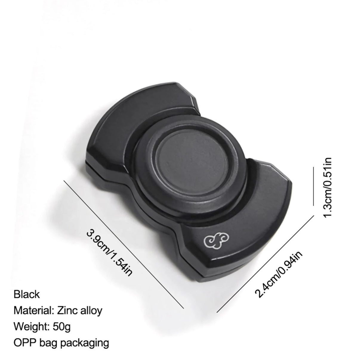 3-In-1 Fidget Spinner Toys Zinc Alloy EDC Fingertip Gyro Stress Relief Anxiety Toy For Adults Office Anti Stress Hand Spinner