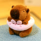 Cute Capybara Plush Toy – Hoodie with Wings Stuffed Animal Doll
