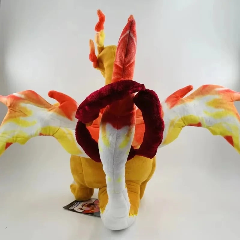 38cm Poke Charizard G-Max Wildfire Anime Cartoon Plush Toys Soft Pillow Cushion Room Decoration Doll Fans Collectible Gift