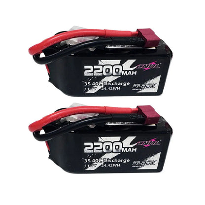 2pcs CNHL 3S Lipo Battery 40C 2200 mAh 11.1 V Short with Deans T XT60 Plug for RC Car Drone Aircraft Quadcopter Helicopter FPV