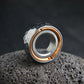 Mechanical Fidget Ratchet Ring EDC Fidget Toys Stainless Steel Fidget Ring Stress Reliever ADHD Anxiety Stress Toys Adult Gift