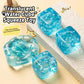 Squishy Snowflake Ice Cubes Slow Rising Sensory Fidget Toy Soft Ice Cubes Stress Relief Squeeze Toy Hand Exercise Calming Tool