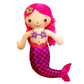 1PC 30cm Cartoon Mermaid Plush Doll Toy Mini Pillow Plush Toys for Birthday Gifts
