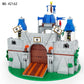 Creative DIY Medieval Roman Knight Castle Building Set Model, Christmas, Halloween and Birthday Gift, Military Collectible Toy