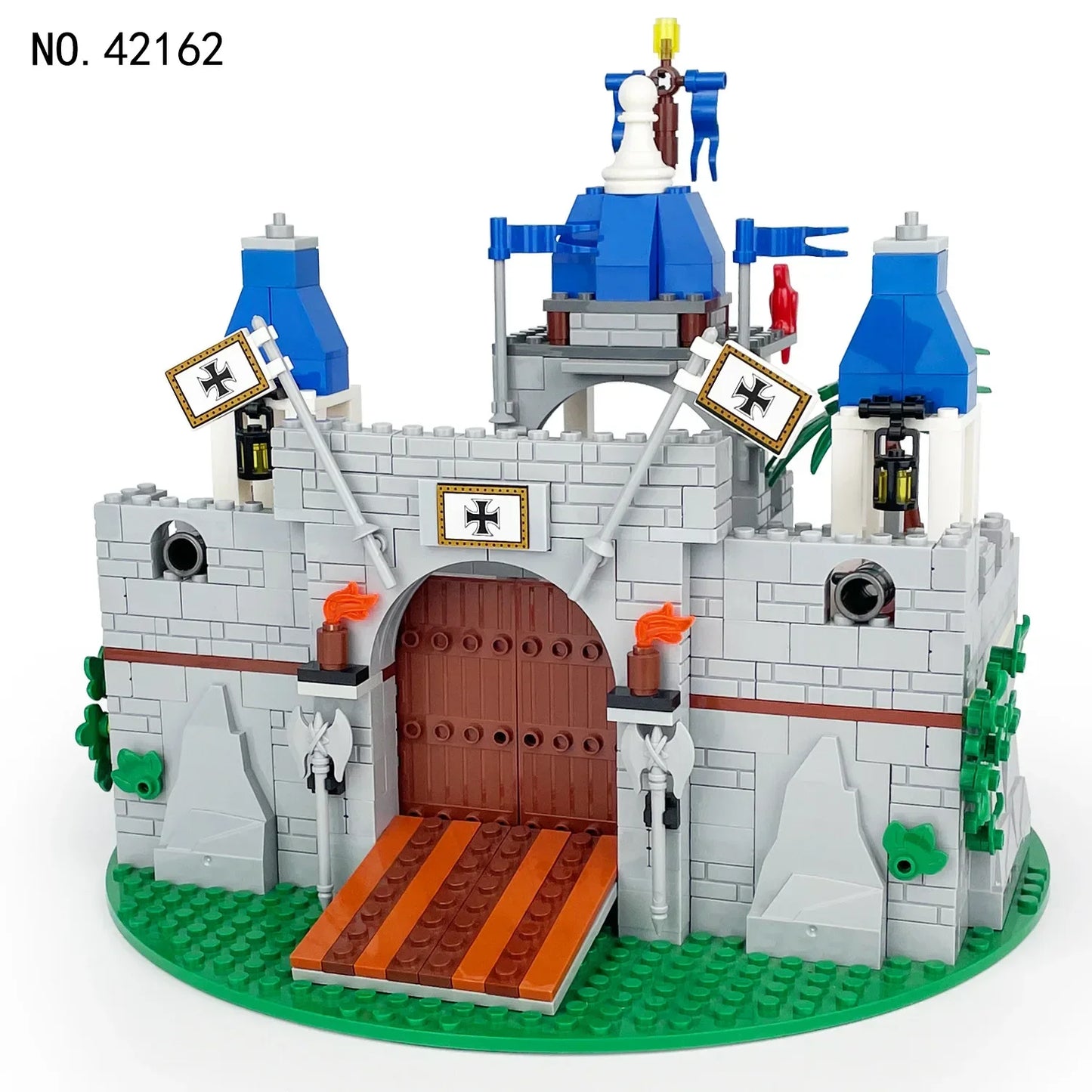 Creative DIY Medieval Roman Knight Castle Building Set Model, Christmas, Halloween and Birthday Gift, Military Collectible Toy