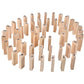 54pcs Small Size Wooden Building Blocks Kids Stacking Games Toy Children Montessori Educational Toys