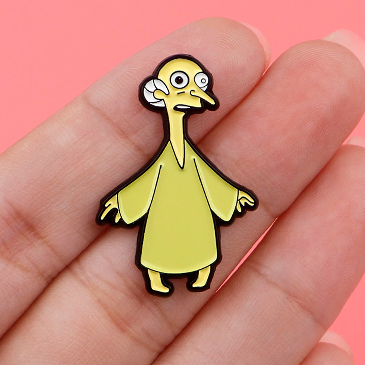 Cartoon Funny Old Man Enamel Pin Badges on Backpack Brooches for Women Lapel Pins Fashion Jewelry Cosplay Accessories Gift
