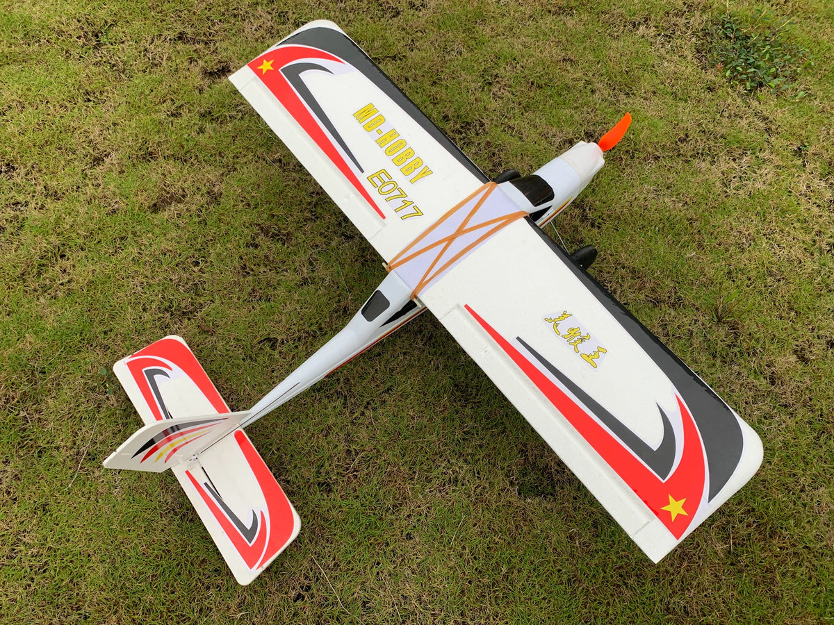 1030mm Wingspan RC Airplane E0717 Cessna 185 Short Distance Takeoff EPS RC Airplane Fixed Wing Trainer KIT/PNP