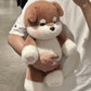 Adorable Highland Cattle Plush Toy 45cm - Huggable Running Cow Stuffed Animal Made with Premium Soft Fabric, Soothing Companion