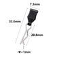 12pcs Body Shell Clip Pin with Fixing Mount For SCY 16101 16102 MJX 16208 16209 16210 M001 HBX SCY 1/16 RC Car Parts Accessories