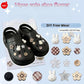 16Pcs/Set Miffy Rabbit Shoe Flower Kawaii Cartoon Detachable DIY Hole Shoe Accessories Gifts