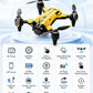 Brushless Aerial RC Drone 8K Triple Camera 5G Transmission 7 Level Wind Resistance Optical Flow Hover Folding Portable Drone