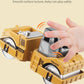 6pcs/set Alloy Engineering Truck Toy Car Classic Construction Model Vehicle Loader Tractor Excavator Toys for Boys Gifts