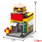 Food Shop Street Series - Mini City Shop House Model Kit, Fun DIY Educational Building Toy Gift for Kids Ages 6-12