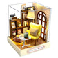Mini Miniature Dollhouse DIY Small House Kit Making Room Toys Home Bedroom Decorations With Furniture Wooden Craft Doll Houses