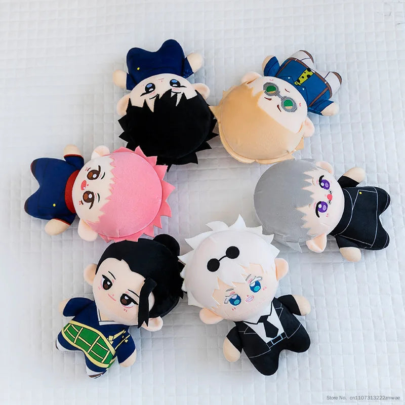 23cm Cartoon Jujutsu Kaisen Plush Dolls Lovely Anime Plush Toy Fushiguro Megumi Itadori Yuji Gojo Satoru Peluche Toy Fans Gift