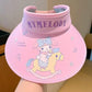 Kawaii My Melody Printed Casual Sun Hat Women's Lightweight Cartoon Folding Hat Outdoor Sports Beach Daily Girl Gift wholesale