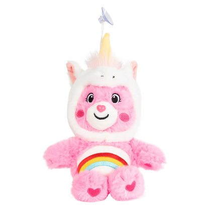 Care Bears 20cm Unicorn Hood Plush Suction Cup Ornament Wall Car Mirror Hanging Decor Cute Kawaii Stuffed Bear Toy Gift for Kids