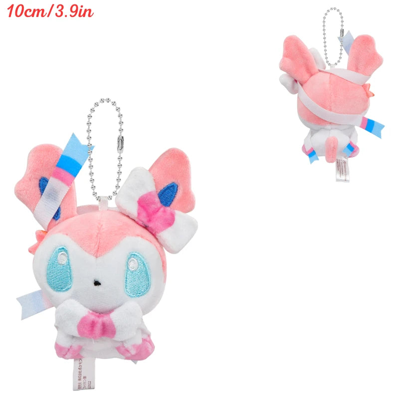 Pokemon Eevee Umbreon Sylveon Espeon Vaporeon Plush Toys Keychain Gengar Duskull Haunter Flareon Stuffed Peluche Doll Gifts Kids