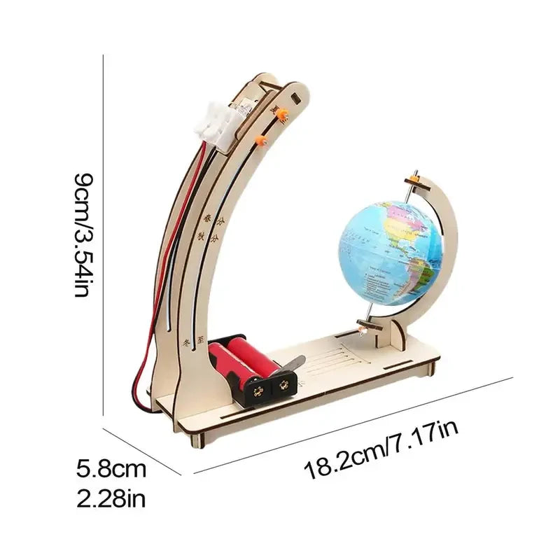 DIY STEM Science Kit Earth Day Night Cycle Simulation Model Homeschool Teaching Aid Kids Educational Toy Gift for Boys Girls