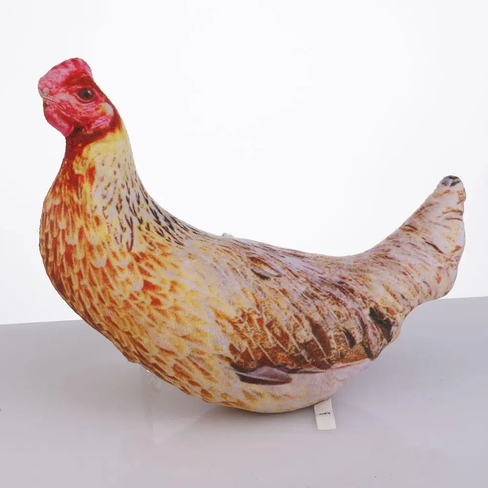 Simulation Hen Bird Goose Plush Doll Pillow Cushion Toy Creative Plush 3D Bird Plush Toy Stuffed Chicken Soft Stuffed Toy