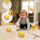 Electronic Dancing Squid Toys with Light&Music Funny Induction Lying Flat Squid Toddler Interactive Development Tummy Time Gifts