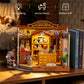 Rolife DIY Miniature House Kit Pet Store Dollhouse Wooden 3D Puzzle Model Building Kit with LED Light for Home Decor Suitable for Adults and Kids