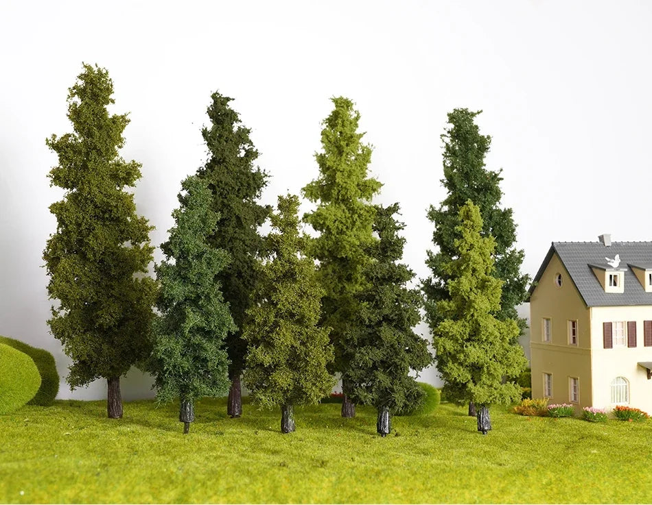 14/21cm Model Train Layout Wire Tree Model Simulation Tree Military Sand Table Material Handmade Diy Landscape Model Tree