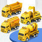 4Pcs Kids Toy Car Inertia Sanitation Truck Models Pull Back Engineering Vehicle Boys Toys for Children Ideal Gifts for Boys Kids