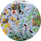 Seasons by Charley Harper 1000 Piece Round Jigsaw Puzzle Pomegranate