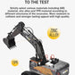 HUINA 1592 1:14 Scale RC Excavator 22 Channels 2.4G Semi-Alloy Remote Control Engineering Crawler Tractor Children's Gift