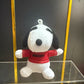 3piece 11CM Cute high quality Peanuts Snoopy Plush pendant toys Snoopy dog Woodstock KEY CHAIN animal toys