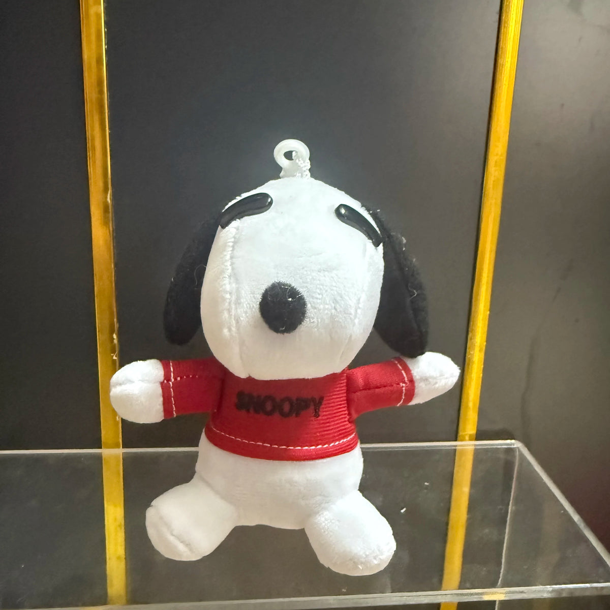 3piece 11CM Cute high quality Peanuts Snoopy Plush pendant toys Snoopy dog Woodstock KEY CHAIN animal toys