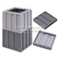 Marumine 30PCS 23405 Panel 1x6x5 Corrugated Plate MOC Model Kit Container Car Track Accessories Building Bricks Idea Parts