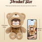 Robotime Rolife Nanci Chocolate Colorful Plush Bear Series Blind Box Handmade Decoration Surprise Box Children's Christmas Gifts