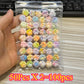 50/100pcs Mini Cat's Paw Squishy Toy Silicone Cute Soft Colorful Cat Paw Mochi Stress Relief Squishy Fidget Toy