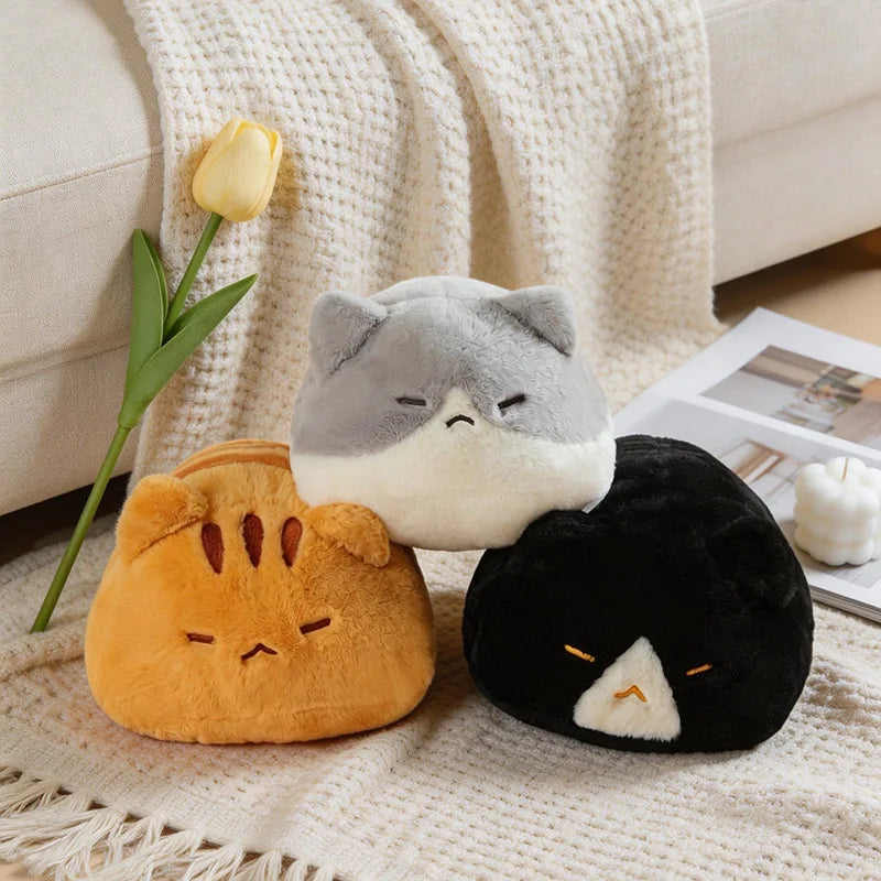 45cm Stuffed Lovely Cat Plush Toys Cute Kitten Pillow Siamese Cat Orange Cat Plush Cushion Room Decorate Birthday Gift
