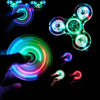 Fidget Spinner LED Light Luminous Hand Top Spinners Toy Glow in Dark Light EDC Figet Spiner Finger Stress Relief Toy for Kids