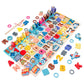Montessori Wooden Toys Kids Busy Board Animal Math Fishing Numbers Matching Digital Shape Educational Toys For Children Gifts