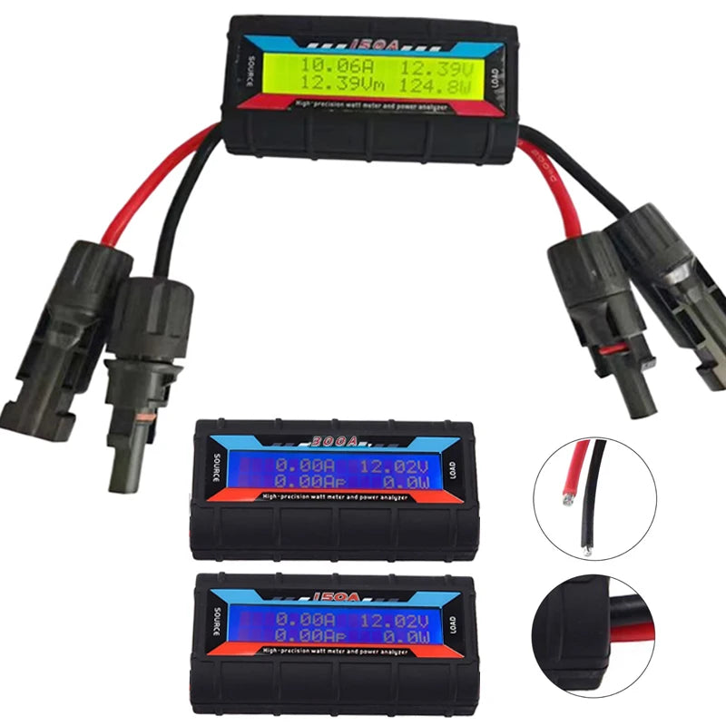 LCD 150A 200A 300A 60V Digital Wireless Battery Tester Watt Meter Power Volt Amp Monitor Analyzer RC Airplane Battery Analyser