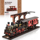Rolife 3D Wooden Puzzle Steam Journey Mechanical Vehicle Model Building Kit DIY Puzzle Toys for Home Desk Decor Gifts for Adults