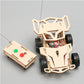 DIY Wooden Remote Control Car Wooden Four Wheel Drive Racing Assembling Science Experiment Kits KIDS STEM Educational Toy