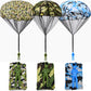 Army Parachute Toys for Kids,Tangle Free Outdoor Flying Parachute Men, Best Small Outside Toys Christmas Stocking Stuffers Gifts